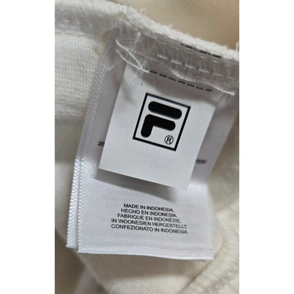 Fila Creamy White Velour Track Jacket – Retro Sporty Style, 2X, Ribbed Cuffs NWT - Picture 8 of 12